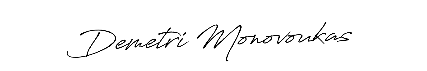 Demetri Monovoukas stylish signature style. Best Handwritten Sign (Antro_Vectra_Bolder) for my name. Handwritten Signature Collection Ideas for my name Demetri Monovoukas. Demetri Monovoukas signature style 7 images and pictures png