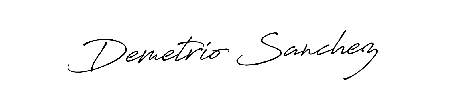 It looks lik you need a new signature style for name Demetrio Sanchez. Design unique handwritten (Antro_Vectra_Bolder) signature with our free signature maker in just a few clicks. Demetrio Sanchez signature style 7 images and pictures png