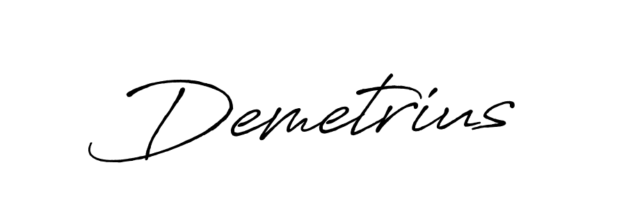 Also we have Demetrius name is the best signature style. Create professional handwritten signature collection using Antro_Vectra_Bolder autograph style. Demetrius signature style 7 images and pictures png