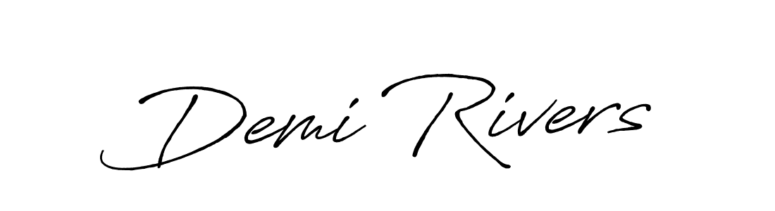 if you are searching for the best signature style for your name Demi Rivers. so please give up your signature search. here we have designed multiple signature styles  using Antro_Vectra_Bolder. Demi Rivers signature style 7 images and pictures png