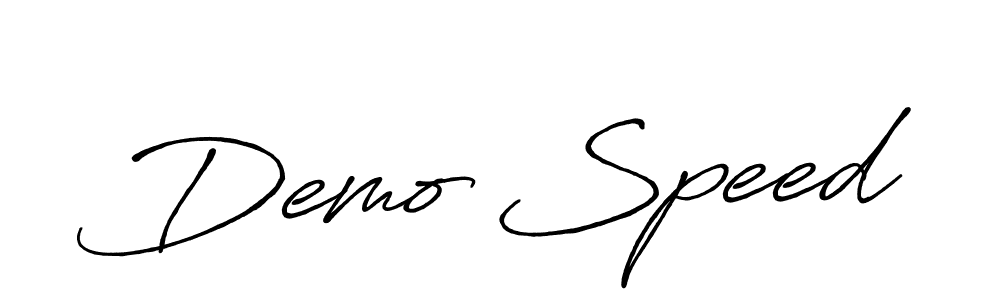 How to make Demo Speed signature? Antro_Vectra_Bolder is a professional autograph style. Create handwritten signature for Demo Speed name. Demo Speed signature style 7 images and pictures png