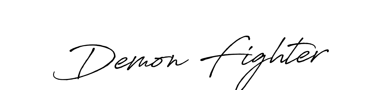 Once you've used our free online signature maker to create your best signature Antro_Vectra_Bolder style, it's time to enjoy all of the benefits that Demon Fighter name signing documents. Demon Fighter signature style 7 images and pictures png