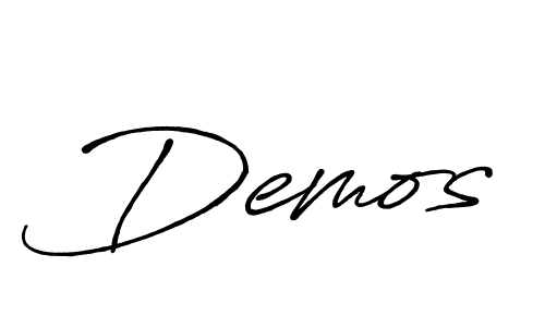 Once you've used our free online signature maker to create your best signature Antro_Vectra_Bolder style, it's time to enjoy all of the benefits that Demos name signing documents. Demos signature style 7 images and pictures png