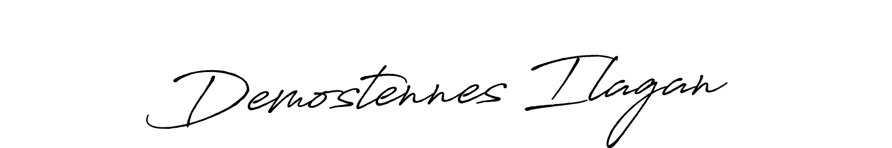 Make a beautiful signature design for name Demostennes Ilagan. With this signature (Antro_Vectra_Bolder) style, you can create a handwritten signature for free. Demostennes Ilagan signature style 7 images and pictures png