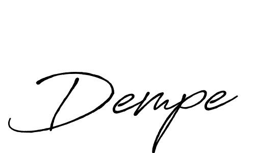 Once you've used our free online signature maker to create your best signature Antro_Vectra_Bolder style, it's time to enjoy all of the benefits that Dempe name signing documents. Dempe signature style 7 images and pictures png