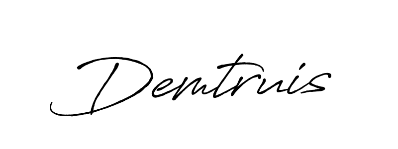 It looks lik you need a new signature style for name Demtruis. Design unique handwritten (Antro_Vectra_Bolder) signature with our free signature maker in just a few clicks. Demtruis signature style 7 images and pictures png