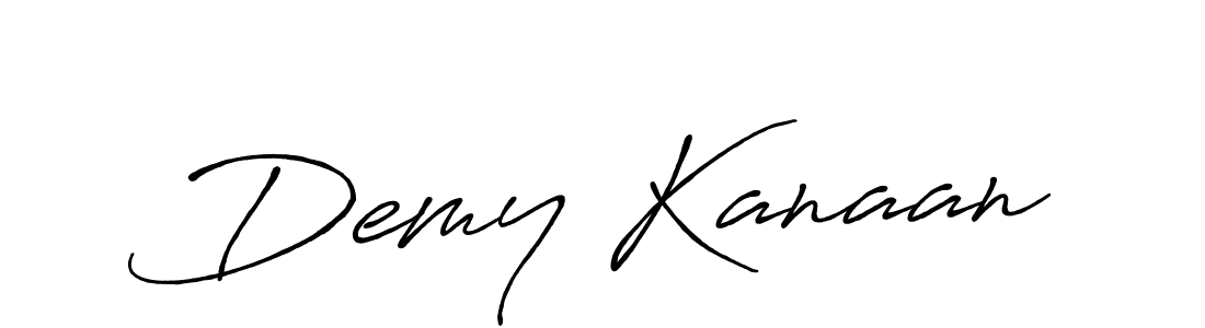 How to make Demy Kanaan name signature. Use Antro_Vectra_Bolder style for creating short signs online. This is the latest handwritten sign. Demy Kanaan signature style 7 images and pictures png