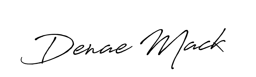 Create a beautiful signature design for name Denae Mack. With this signature (Antro_Vectra_Bolder) fonts, you can make a handwritten signature for free. Denae Mack signature style 7 images and pictures png