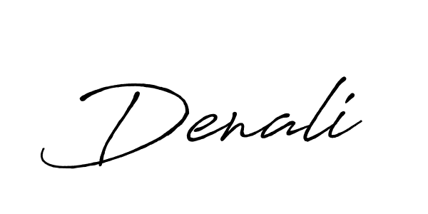 Design your own signature with our free online signature maker. With this signature software, you can create a handwritten (Antro_Vectra_Bolder) signature for name Denali. Denali signature style 7 images and pictures png