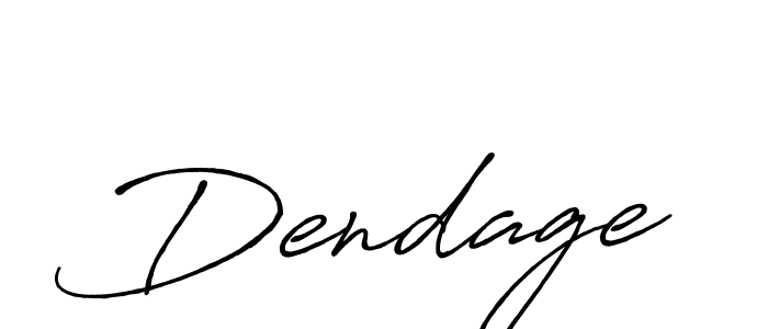 How to make Dendage name signature. Use Antro_Vectra_Bolder style for creating short signs online. This is the latest handwritten sign. Dendage signature style 7 images and pictures png