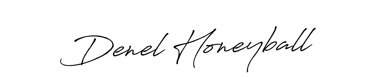 Design your own signature with our free online signature maker. With this signature software, you can create a handwritten (Antro_Vectra_Bolder) signature for name Denel Honeyball. Denel Honeyball signature style 7 images and pictures png