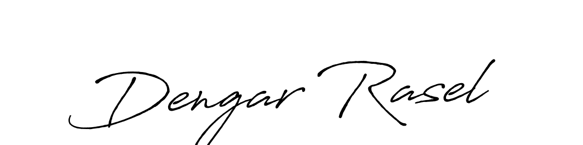 Make a beautiful signature design for name Dengar Rasel. With this signature (Antro_Vectra_Bolder) style, you can create a handwritten signature for free. Dengar Rasel signature style 7 images and pictures png