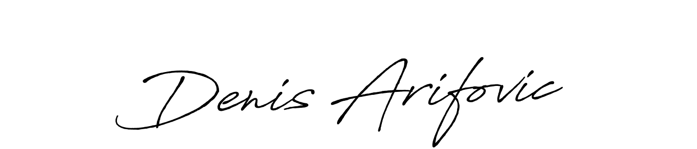 Use a signature maker to create a handwritten signature online. With this signature software, you can design (Antro_Vectra_Bolder) your own signature for name Denis Arifovic. Denis Arifovic signature style 7 images and pictures png