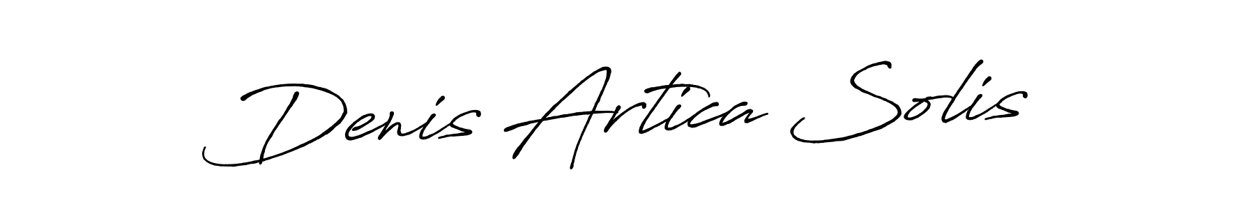 Also You can easily find your signature by using the search form. We will create Denis Artica Solis name handwritten signature images for you free of cost using Antro_Vectra_Bolder sign style. Denis Artica Solis signature style 7 images and pictures png
