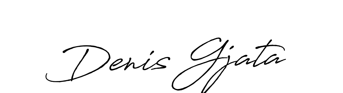 Make a short Denis Gjata signature style. Manage your documents anywhere anytime using Antro_Vectra_Bolder. Create and add eSignatures, submit forms, share and send files easily. Denis Gjata signature style 7 images and pictures png