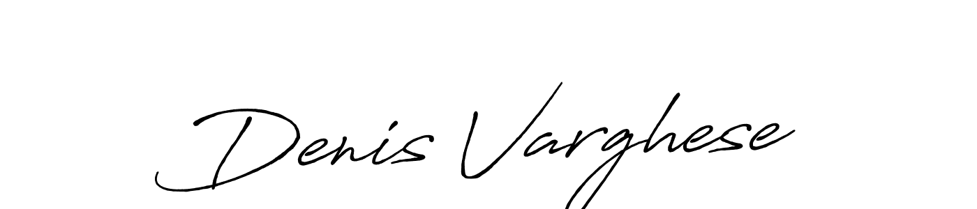 How to make Denis Varghese signature? Antro_Vectra_Bolder is a professional autograph style. Create handwritten signature for Denis Varghese name. Denis Varghese signature style 7 images and pictures png