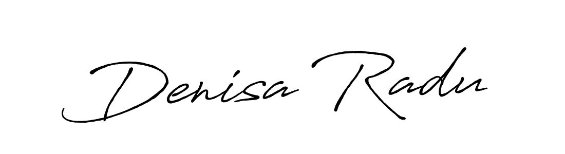 Also we have Denisa Radu name is the best signature style. Create professional handwritten signature collection using Antro_Vectra_Bolder autograph style. Denisa Radu signature style 7 images and pictures png