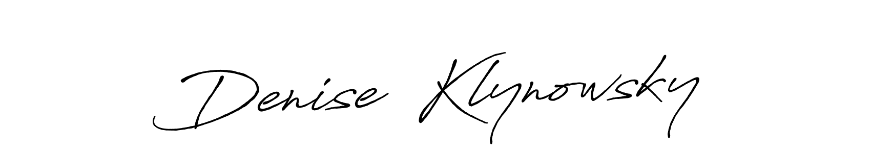 Similarly Antro_Vectra_Bolder is the best handwritten signature design. Signature creator online .You can use it as an online autograph creator for name Denise  Klynowsky. Denise  Klynowsky signature style 7 images and pictures png