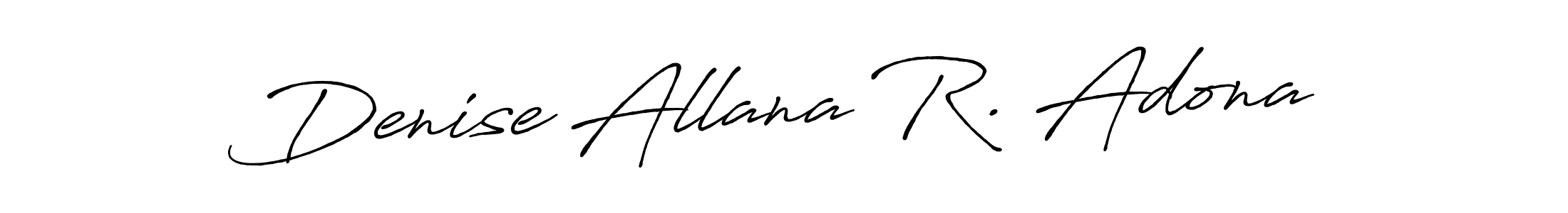 Make a beautiful signature design for name Denise Allana R. Adona. Use this online signature maker to create a handwritten signature for free. Denise Allana R. Adona signature style 7 images and pictures png