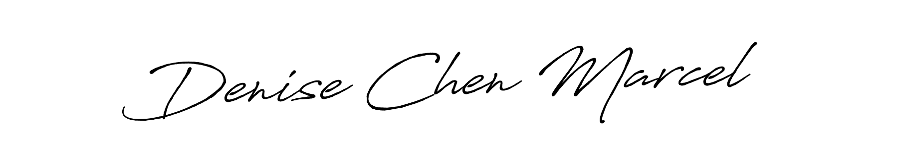 The best way (Antro_Vectra_Bolder) to make a short signature is to pick only two or three words in your name. The name Denise Chen Marcel include a total of six letters. For converting this name. Denise Chen Marcel signature style 7 images and pictures png