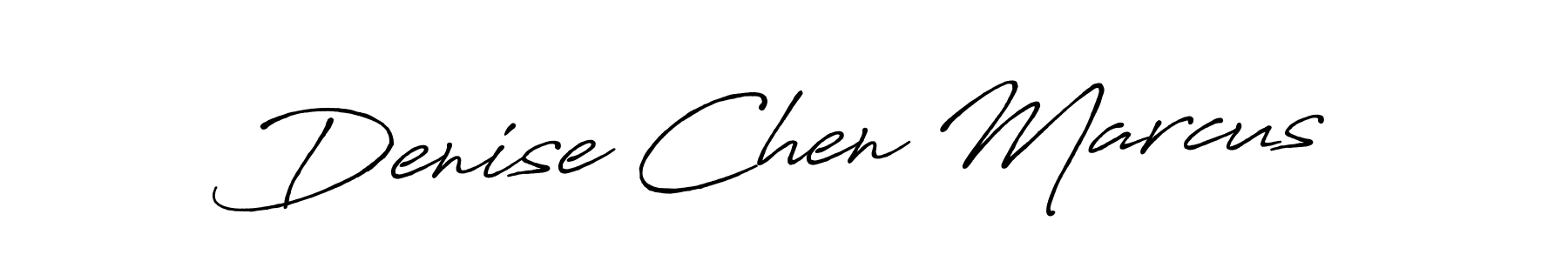 The best way (Antro_Vectra_Bolder) to make a short signature is to pick only two or three words in your name. The name Denise Chen Marcus include a total of six letters. For converting this name. Denise Chen Marcus signature style 7 images and pictures png