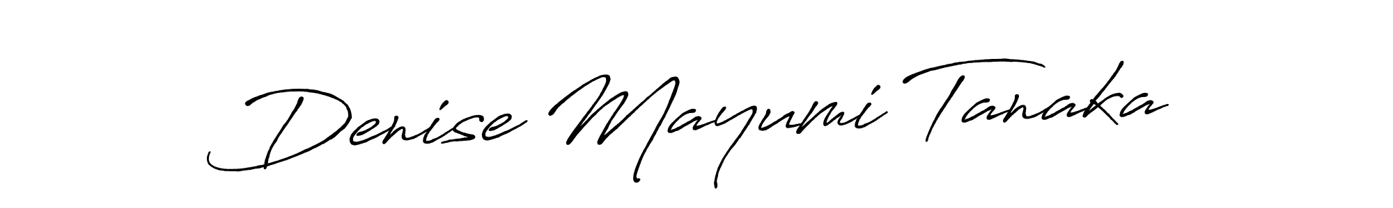 Also You can easily find your signature by using the search form. We will create Denise Mayumi Tanaka name handwritten signature images for you free of cost using Antro_Vectra_Bolder sign style. Denise Mayumi Tanaka signature style 7 images and pictures png