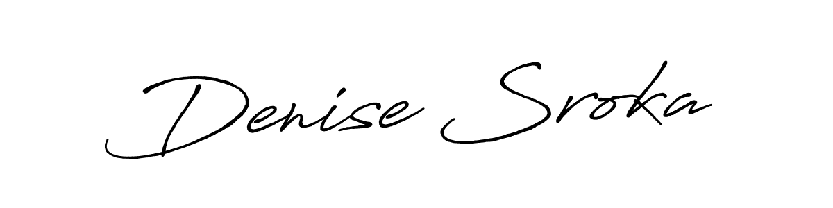 How to Draw Denise Sroka signature style? Antro_Vectra_Bolder is a latest design signature styles for name Denise Sroka. Denise Sroka signature style 7 images and pictures png