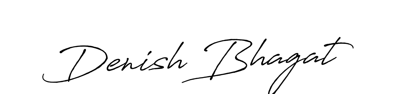 This is the best signature style for the Denish Bhagat name. Also you like these signature font (Antro_Vectra_Bolder). Mix name signature. Denish Bhagat signature style 7 images and pictures png