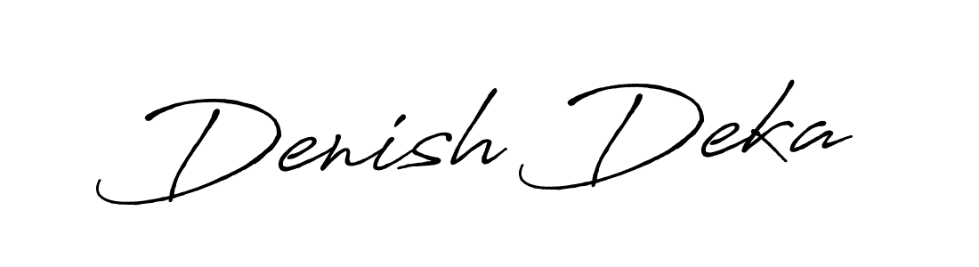 The best way (Antro_Vectra_Bolder) to make a short signature is to pick only two or three words in your name. The name Denish Deka include a total of six letters. For converting this name. Denish Deka signature style 7 images and pictures png