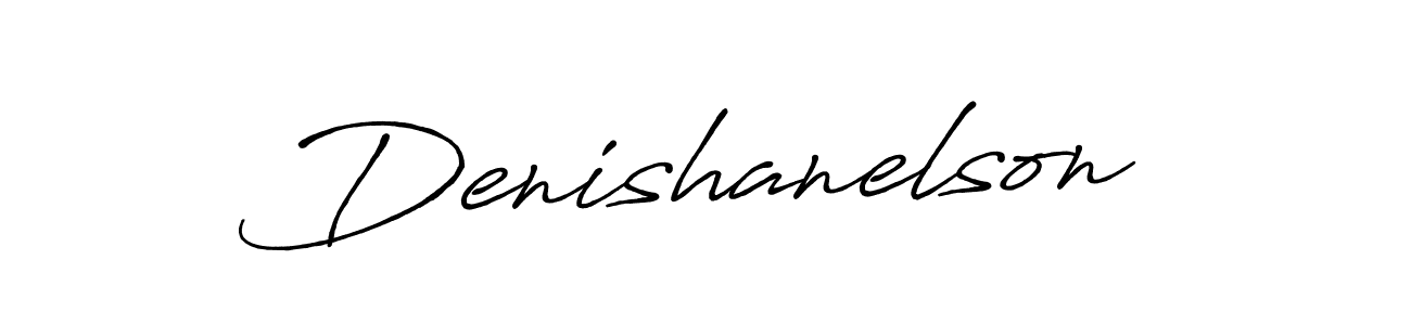 if you are searching for the best signature style for your name Denishanelson. so please give up your signature search. here we have designed multiple signature styles  using Antro_Vectra_Bolder. Denishanelson signature style 7 images and pictures png