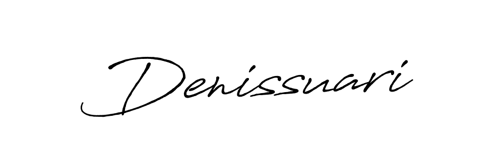 The best way (Antro_Vectra_Bolder) to make a short signature is to pick only two or three words in your name. The name Denissuari include a total of six letters. For converting this name. Denissuari signature style 7 images and pictures png