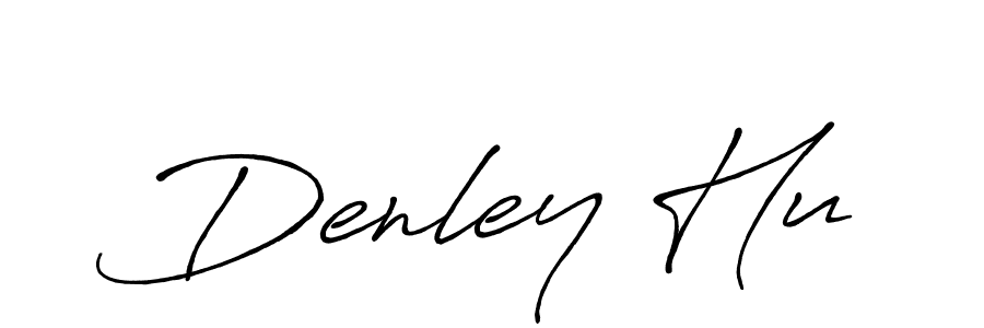 Make a beautiful signature design for name Denley Hu. Use this online signature maker to create a handwritten signature for free. Denley Hu signature style 7 images and pictures png