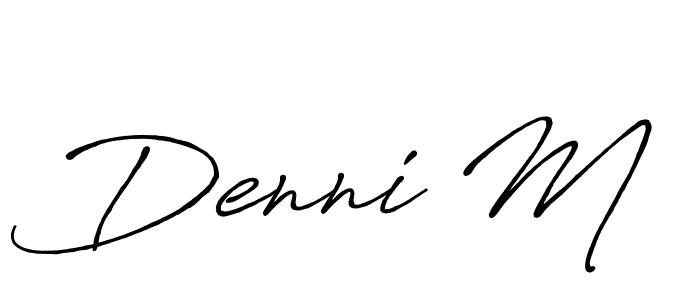 How to Draw Denni M signature style? Antro_Vectra_Bolder is a latest design signature styles for name Denni M. Denni M signature style 7 images and pictures png