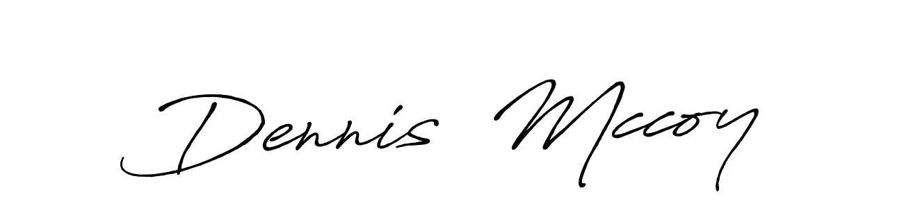 Make a beautiful signature design for name Dennis  Mccoy. With this signature (Antro_Vectra_Bolder) style, you can create a handwritten signature for free. Dennis  Mccoy signature style 7 images and pictures png