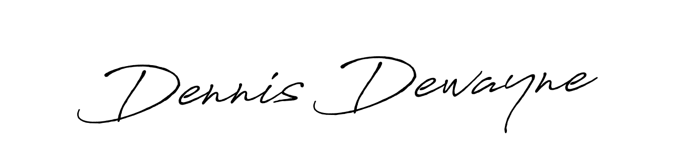 Dennis Dewayne stylish signature style. Best Handwritten Sign (Antro_Vectra_Bolder) for my name. Handwritten Signature Collection Ideas for my name Dennis Dewayne. Dennis Dewayne signature style 7 images and pictures png