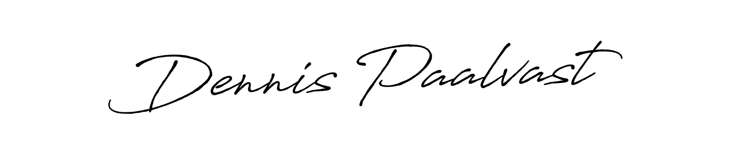 Dennis Paalvast stylish signature style. Best Handwritten Sign (Antro_Vectra_Bolder) for my name. Handwritten Signature Collection Ideas for my name Dennis Paalvast. Dennis Paalvast signature style 7 images and pictures png