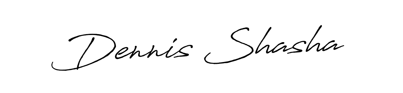 Also we have Dennis Shasha name is the best signature style. Create professional handwritten signature collection using Antro_Vectra_Bolder autograph style. Dennis Shasha signature style 7 images and pictures png