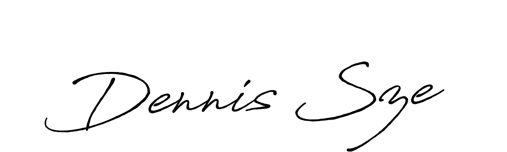 How to make Dennis Sze name signature. Use Antro_Vectra_Bolder style for creating short signs online. This is the latest handwritten sign. Dennis Sze signature style 7 images and pictures png