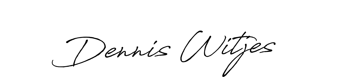 Also we have Dennis Witjes name is the best signature style. Create professional handwritten signature collection using Antro_Vectra_Bolder autograph style. Dennis Witjes signature style 7 images and pictures png