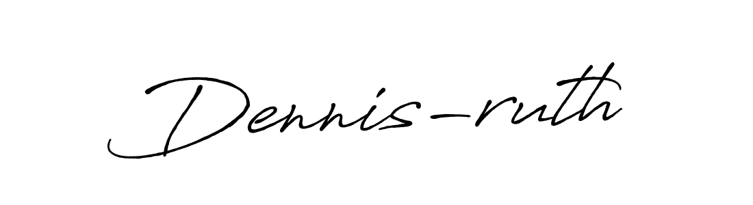 Also You can easily find your signature by using the search form. We will create Dennis-ruth name handwritten signature images for you free of cost using Antro_Vectra_Bolder sign style. Dennis-ruth signature style 7 images and pictures png