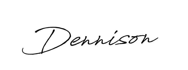 Design your own signature with our free online signature maker. With this signature software, you can create a handwritten (Antro_Vectra_Bolder) signature for name Dennison. Dennison signature style 7 images and pictures png