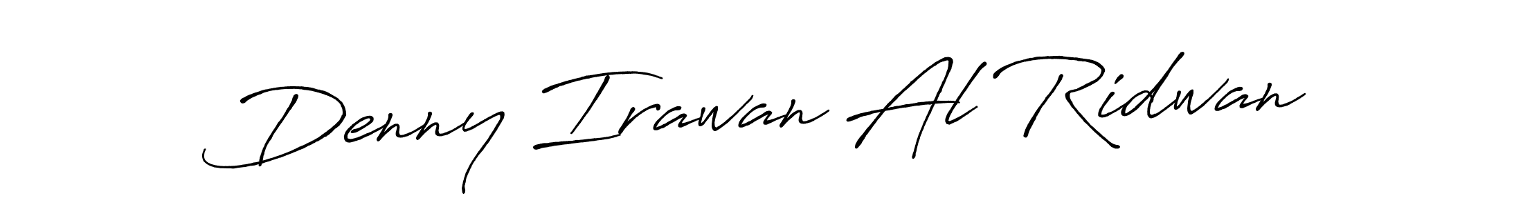 Make a short Denny Irawan Al Ridwan signature style. Manage your documents anywhere anytime using Antro_Vectra_Bolder. Create and add eSignatures, submit forms, share and send files easily. Denny Irawan Al Ridwan signature style 7 images and pictures png