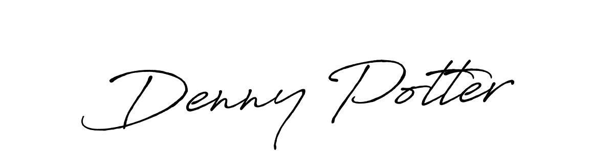 Once you've used our free online signature maker to create your best signature Antro_Vectra_Bolder style, it's time to enjoy all of the benefits that Denny Potter name signing documents. Denny Potter signature style 7 images and pictures png