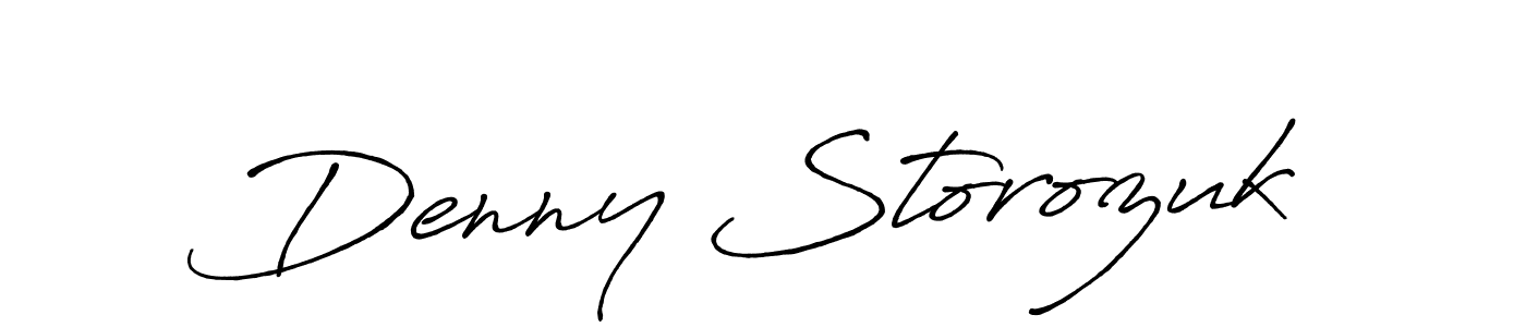 How to make Denny Storozuk name signature. Use Antro_Vectra_Bolder style for creating short signs online. This is the latest handwritten sign. Denny Storozuk signature style 7 images and pictures png