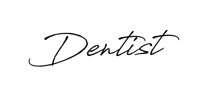 This is the best signature style for the Dentist name. Also you like these signature font (Antro_Vectra_Bolder). Mix name signature. Dentist signature style 7 images and pictures png