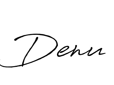 Best and Professional Signature Style for Denu. Antro_Vectra_Bolder Best Signature Style Collection. Denu signature style 7 images and pictures png