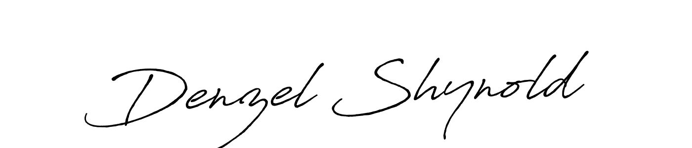 How to make Denzel Shynold signature? Antro_Vectra_Bolder is a professional autograph style. Create handwritten signature for Denzel Shynold name. Denzel Shynold signature style 7 images and pictures png