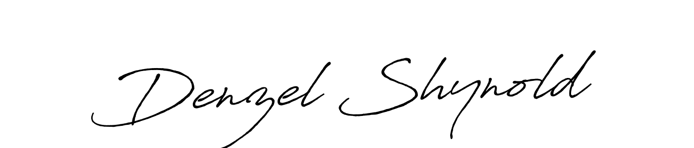 Also You can easily find your signature by using the search form. We will create Denzel Shynold name handwritten signature images for you free of cost using Antro_Vectra_Bolder sign style. Denzel Shynold signature style 7 images and pictures png