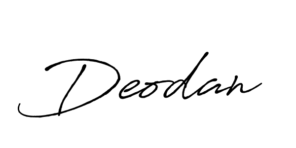 Make a beautiful signature design for name Deodan. Use this online signature maker to create a handwritten signature for free. Deodan signature style 7 images and pictures png