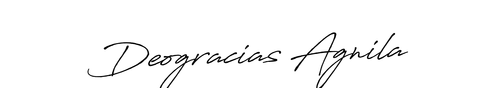 It looks lik you need a new signature style for name Deogracias Agnila. Design unique handwritten (Antro_Vectra_Bolder) signature with our free signature maker in just a few clicks. Deogracias Agnila signature style 7 images and pictures png